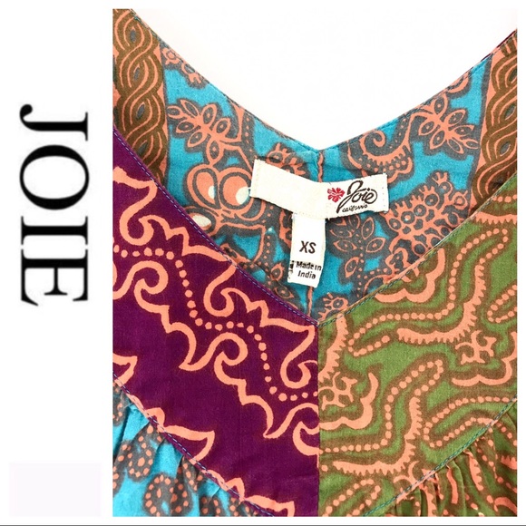 💕SALE💕 Joie Multi Color Tie Tank Top - Picture 3 of 7
